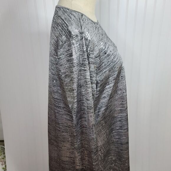 A LA Carte Metallic Long Sleeve Blouse NWT SIZE MEDIUM - Picture 2 of 8
